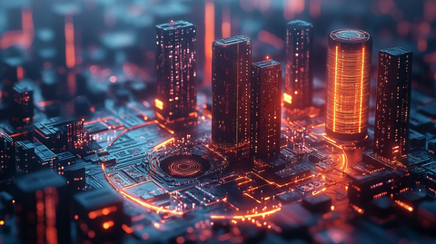 智能城市机器人臂