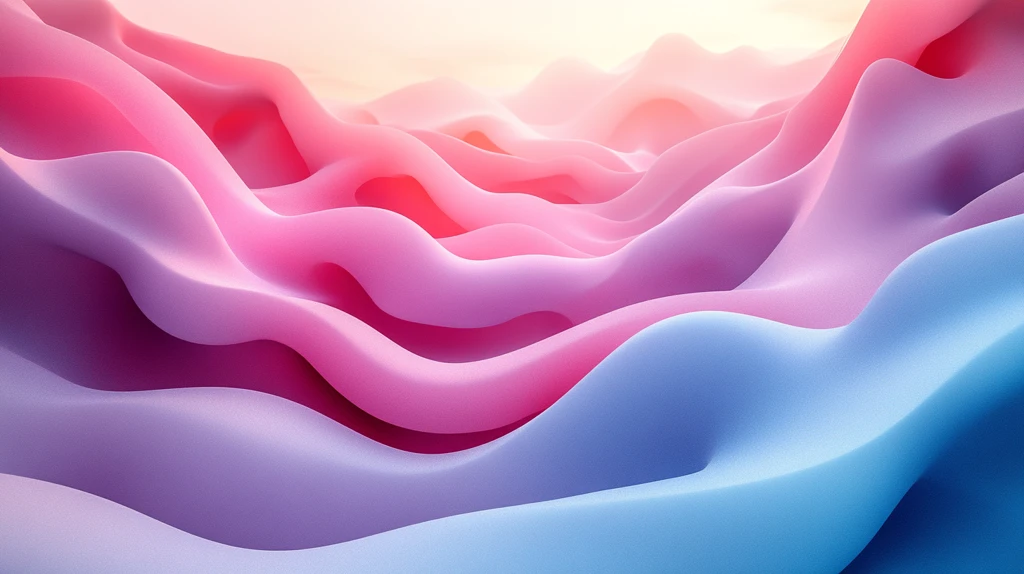 粉色线条矢量图