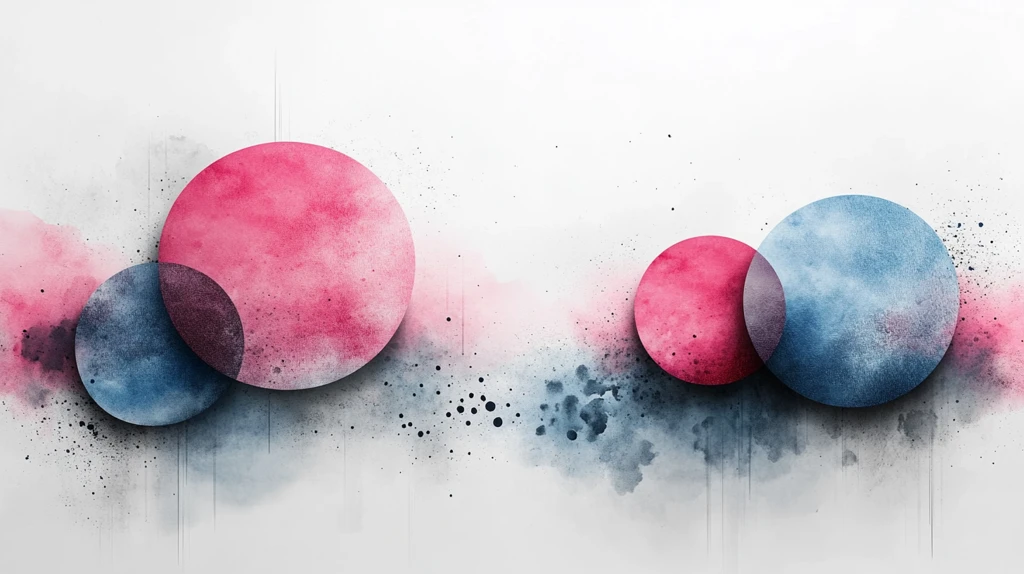 粉色线条矢量图