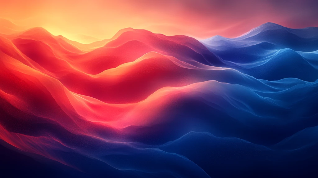 红白蓝渐变背景