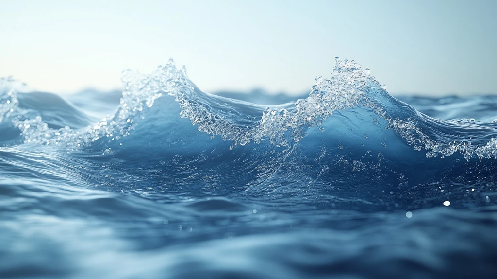 水波蓝色背景
