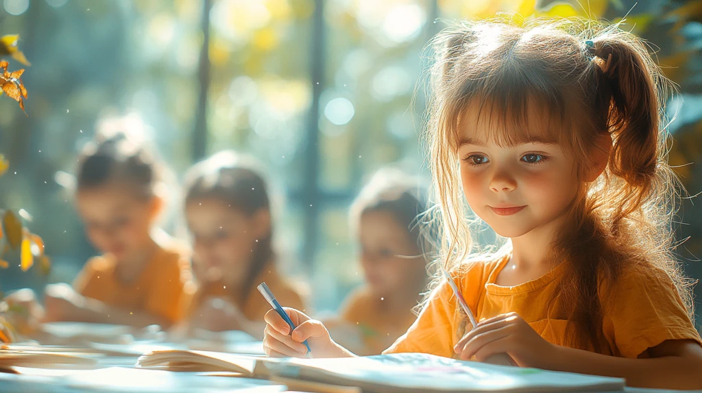 儿童探索学习世界