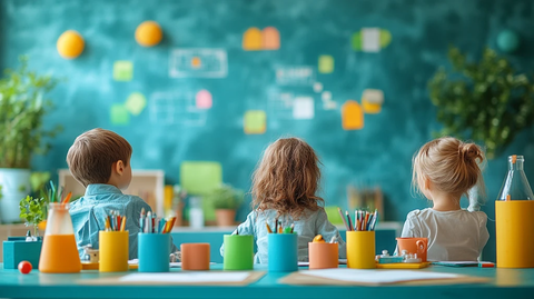 儿童探索学习世界