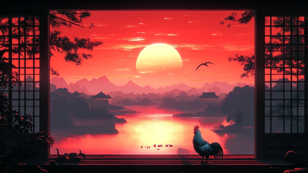 晨曦中的宫廷生活