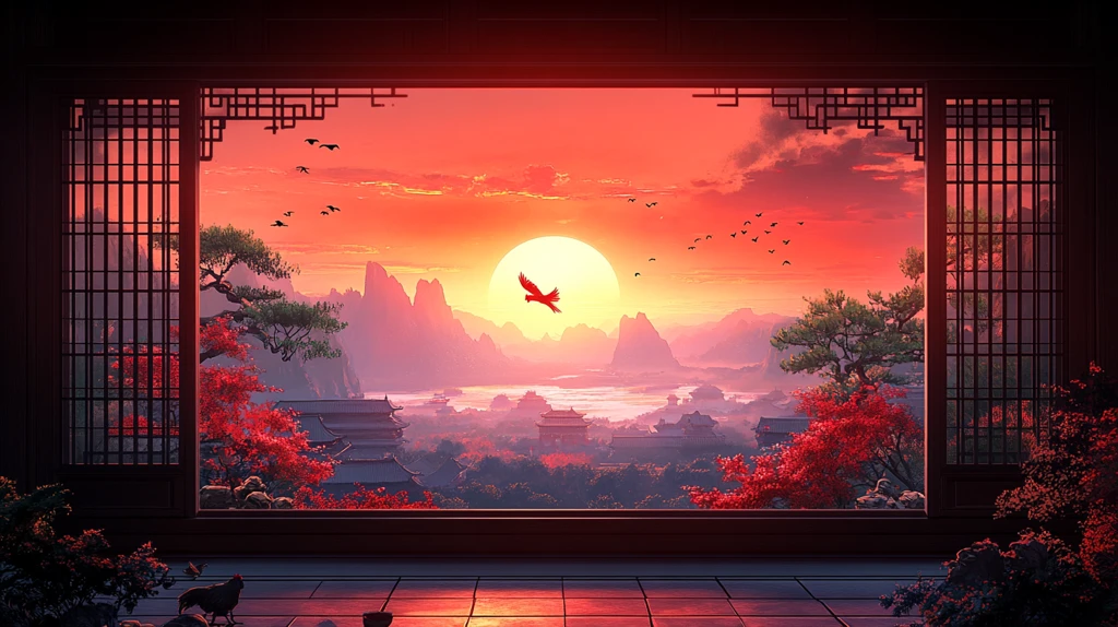 晨曦中的宫廷生活