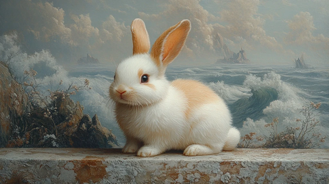 兔子与山水