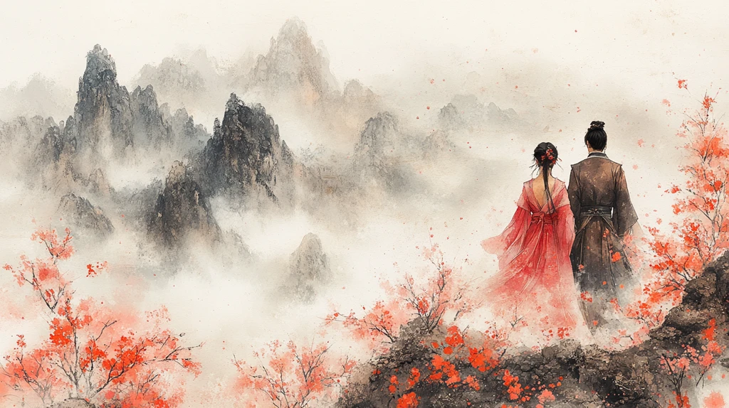 春花山径情侣行