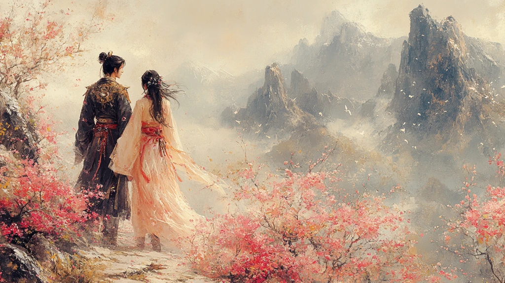 春花山径情侣行