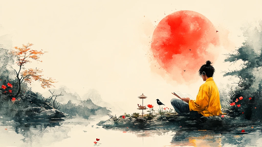 日本花园读书人