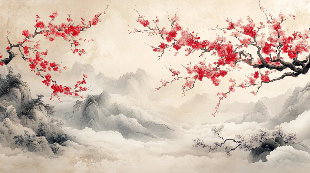 墨韵纸刻双喜图