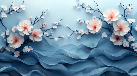 墨韵纸刻双喜图