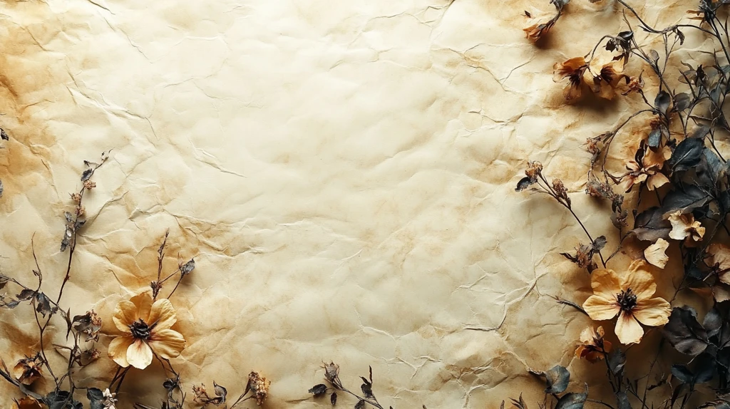 米纸背景右侧留空