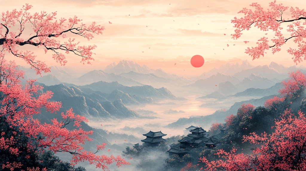 温柔色调风景图