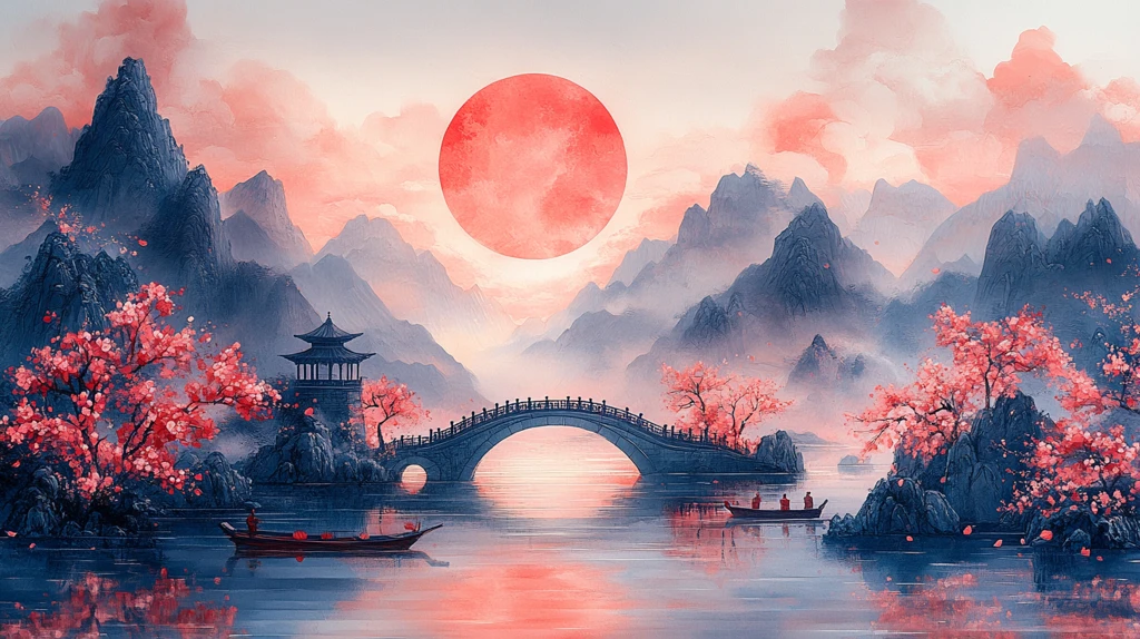 小桥流水古建筑