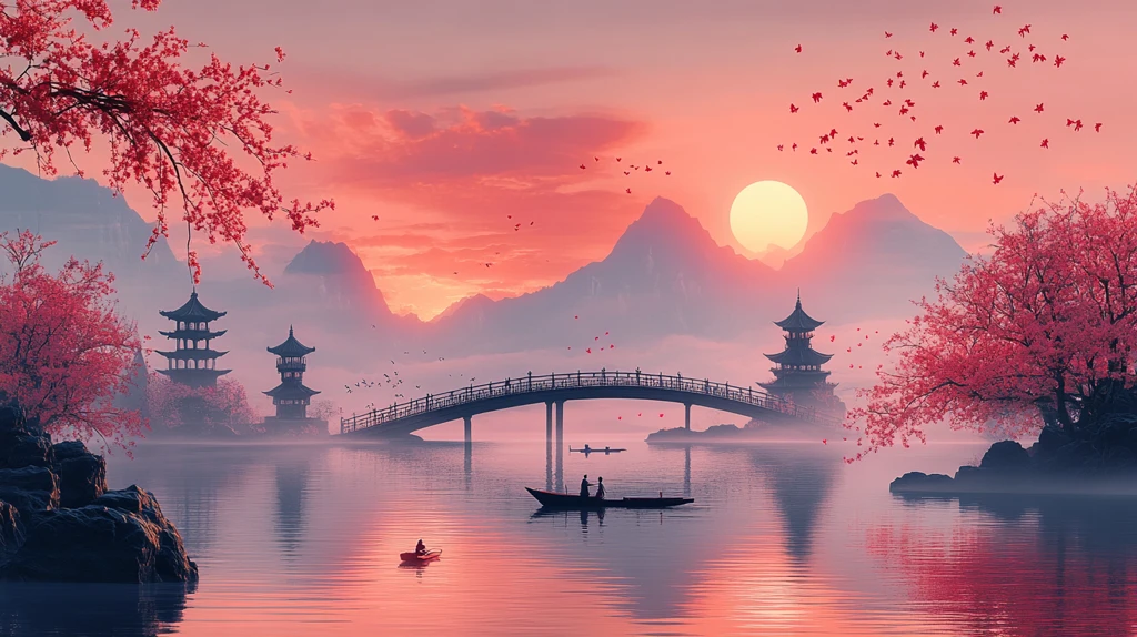 小桥流水古建筑