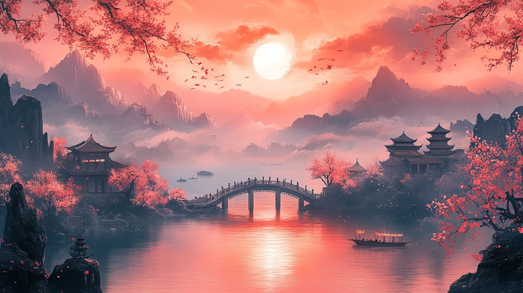 小桥流水古建筑