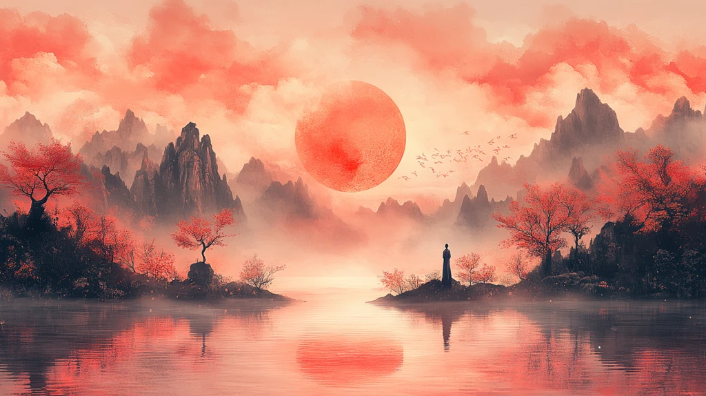 中秋节简约边框