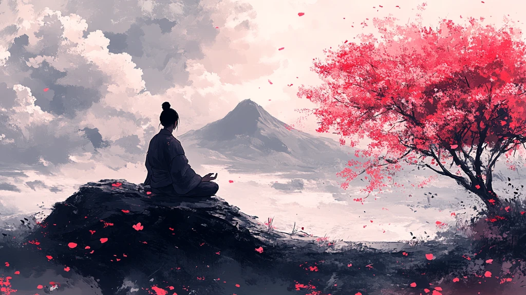樱花武士冥想