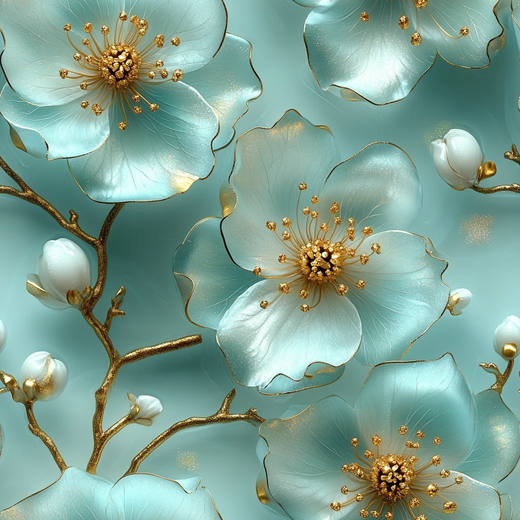 翠绿金黄马兰花朵