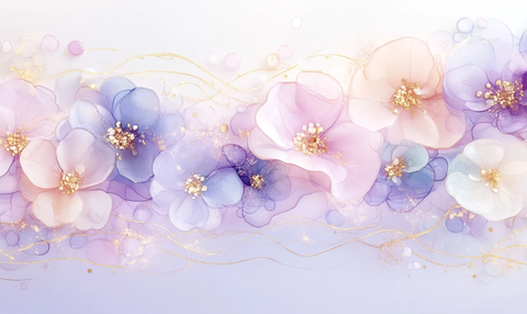 紫色金纹蝶恋花