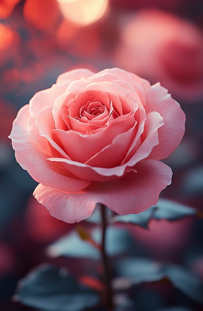 粉色玫瑰与红玫瑰