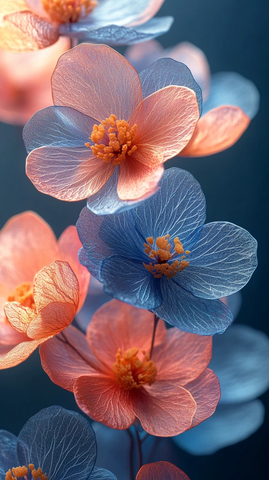 柔和花纹印象背景