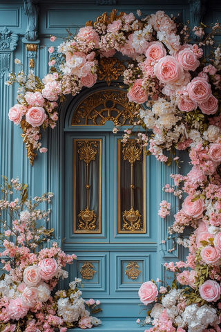 粉色法式宫廷风