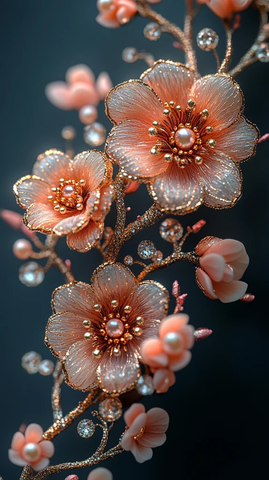 天鹅绒织花刺绣