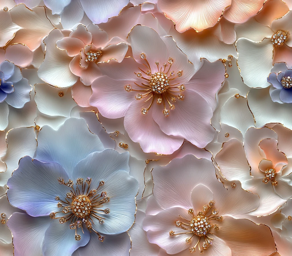 手工纸花晶钻饰