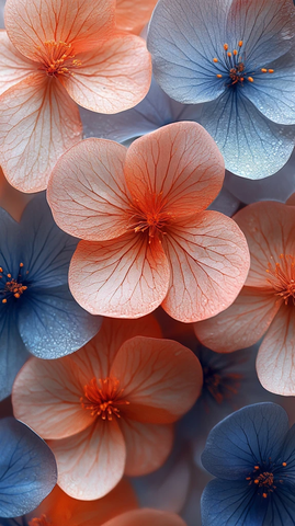 古典纹样花瓣图