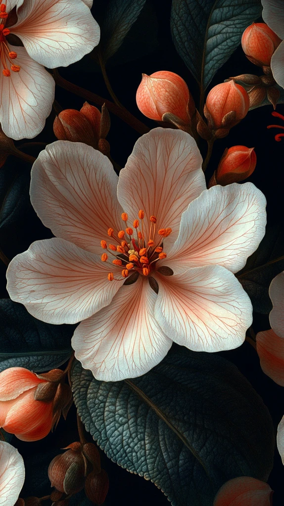 古典纹样花瓣图