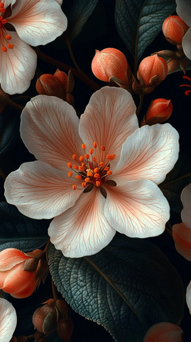 古典纹样花瓣图