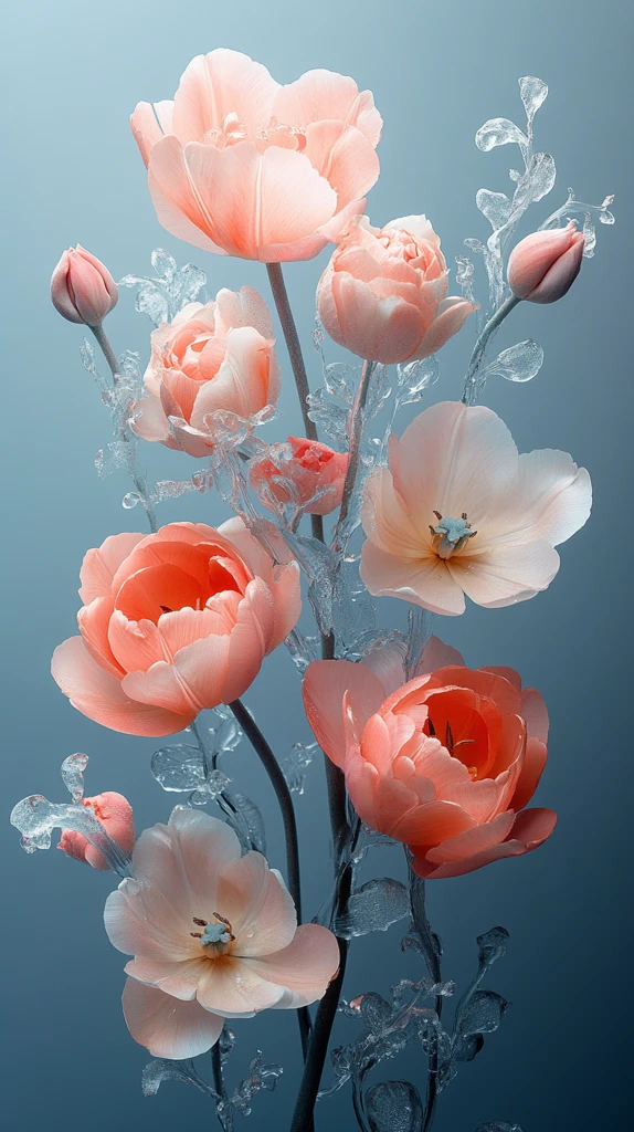 二月玫瑰郁金香