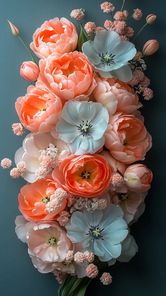 二月玫瑰郁金香