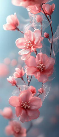 粉色玫瑰花布艺悬浮