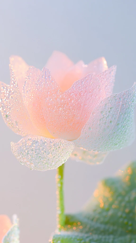 西瓜水滴莲花叶