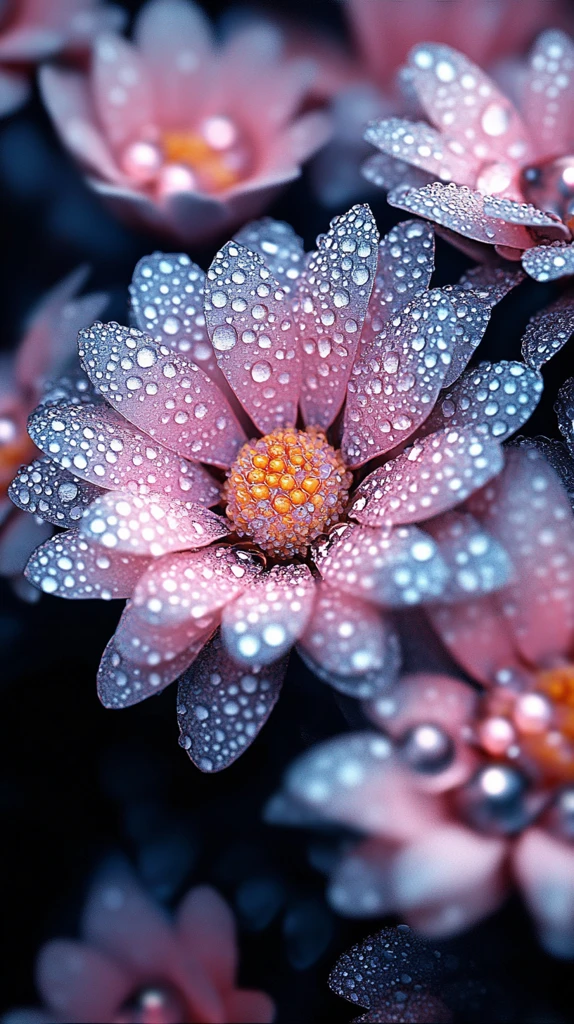 水珠珍珠液体菊