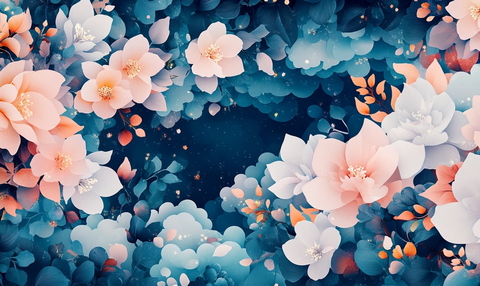 春日飘浮杜鹃花