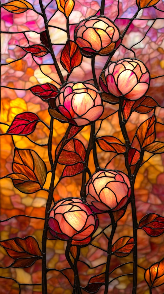 情人节花窗图案