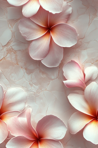 乳白木纹鸡蛋花