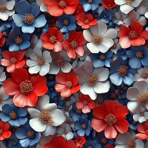 三维花卉渲染图案