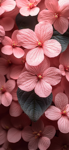 粉色花朵覆盖图