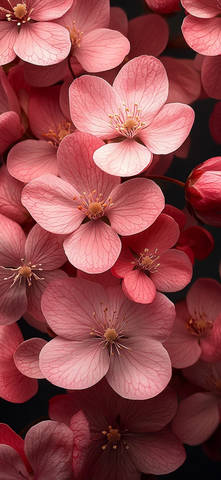 粉色花朵覆盖图