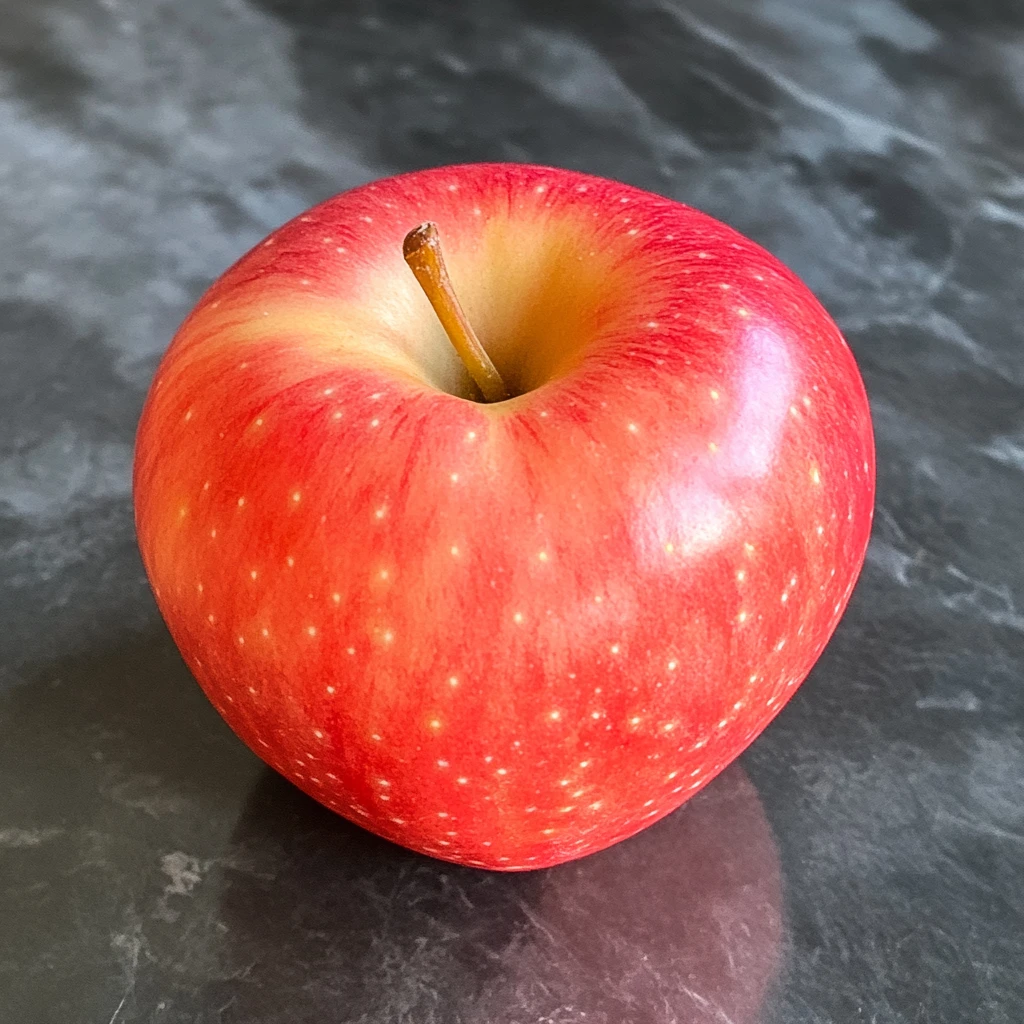 灰色背景棚拍苹果