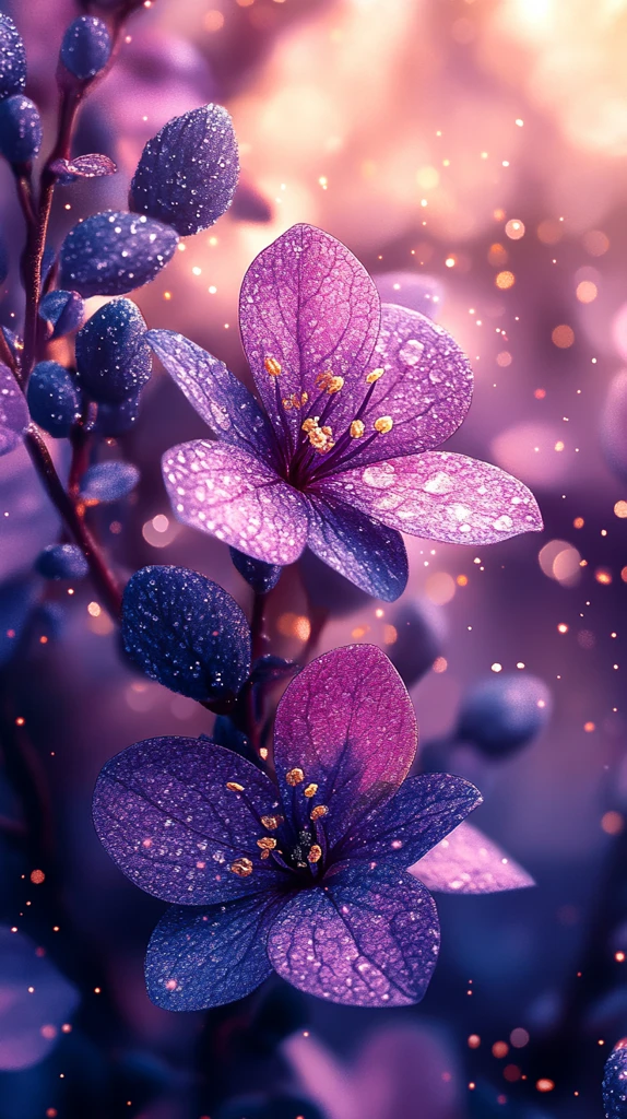 紫色调纹理纸背景