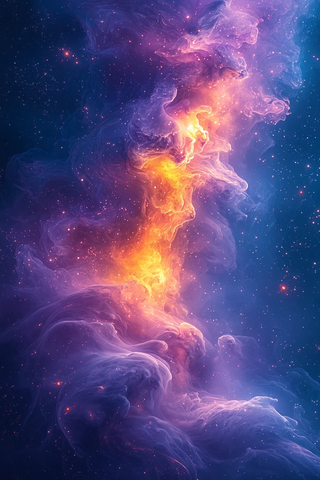 蓝紫色调图形设计