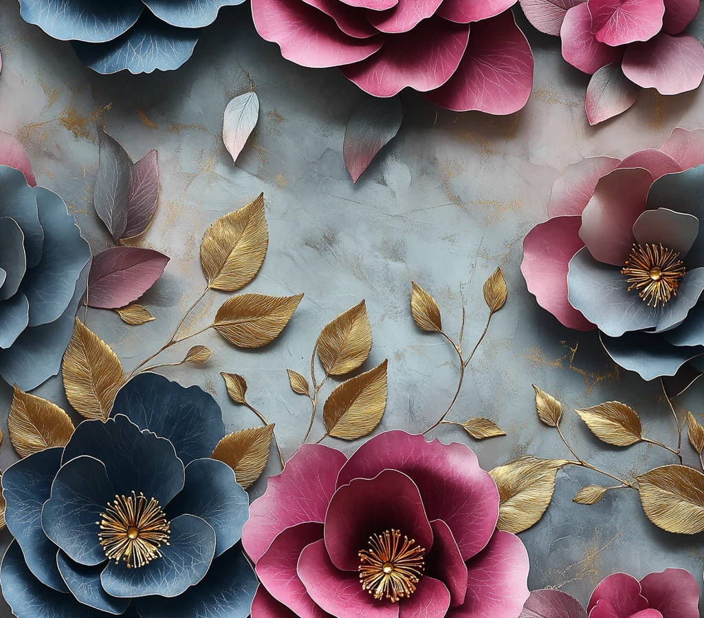 玫瑰花水彩纸艺