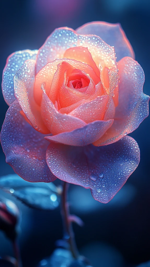 夏日花影玫瑰形