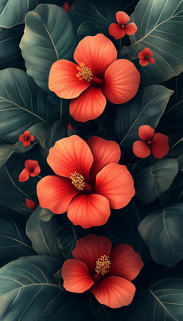 花卉婚礼邀请背景