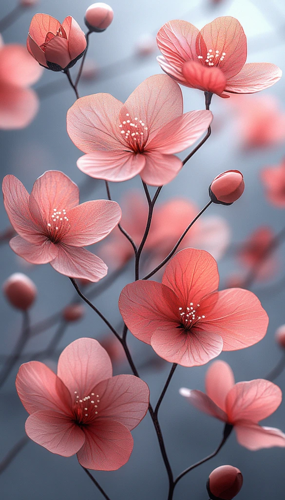 花卉婚礼邀请背景